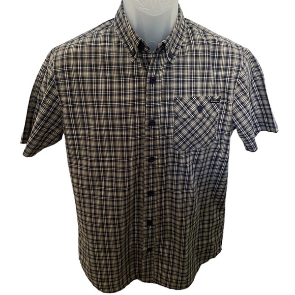 O’NEILL Blue Plaid Button Down Collared Shirt Men S Small Classic Fit - Picture 1 of 7